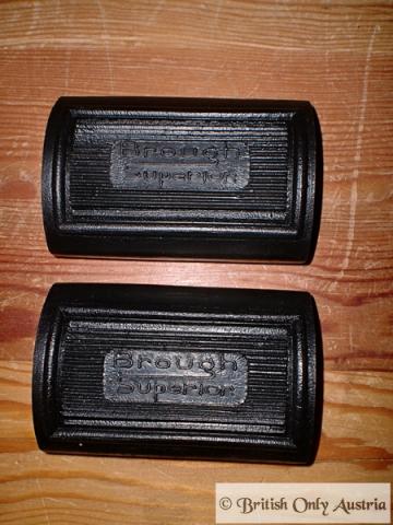 Brough Superior Footrest Pedal Rubbers /Pair 