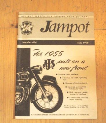 AJS and Matchless Owners Club "Jampot" Journal