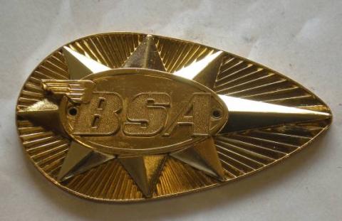 BSA Tankemblem Metall  links