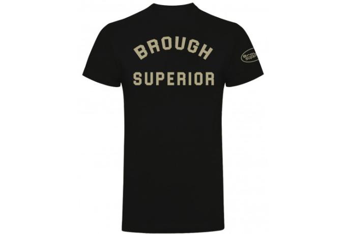 Brough Superior - Henry Cole Distressed Black/White T-Shirt Small
