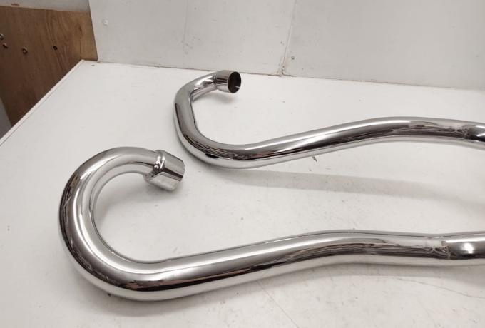 Triumph Exhaust Pipes /Pair High Level Cross over 1 3/4"