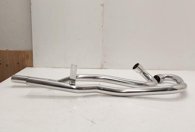 Triumph Exhaust Pipes /Pair High Level Cross over 1 3/4"