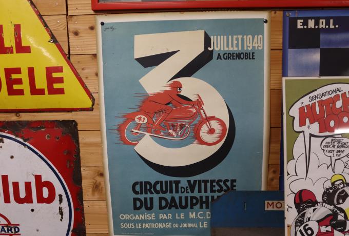 Juillet 4949 Circuit de Vitesse Poster