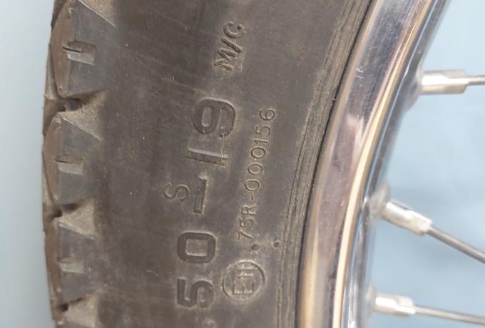AJS / Matchless Rear Wheel 19" later Type used  