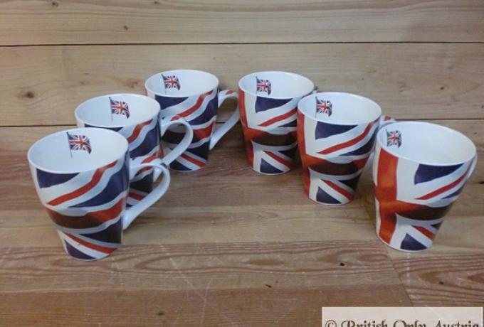 Union Jack Mug Set 6 Pieces