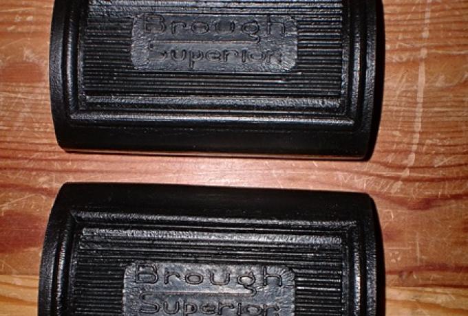 Brough Superior Fußrast- Pedalgummi /Paar