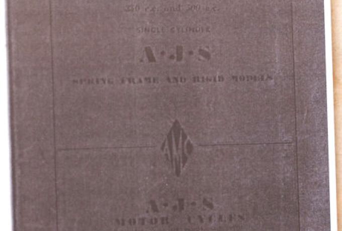 AJS Spares List 1954