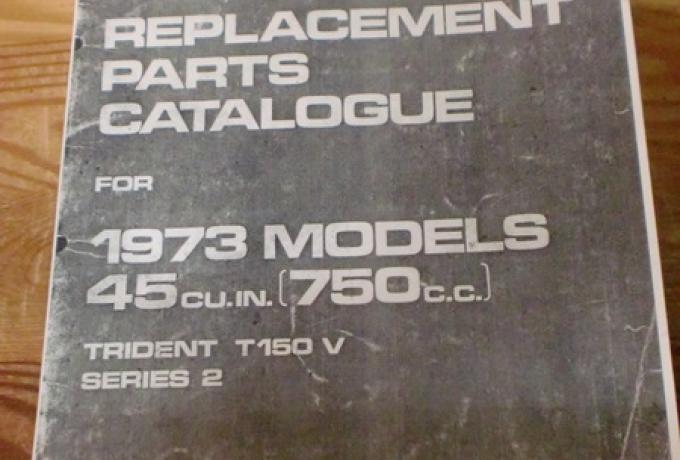 Triumph Replacement Parts Catalogue 1973, Kopie