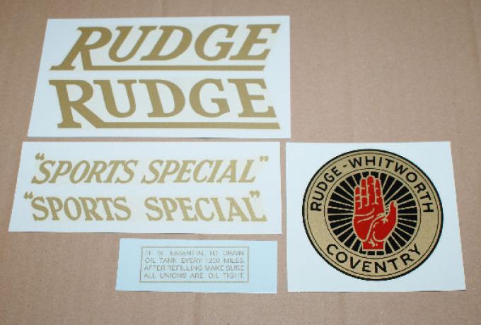 Rudge Sports Special 1937/38 Abziehbilder Set