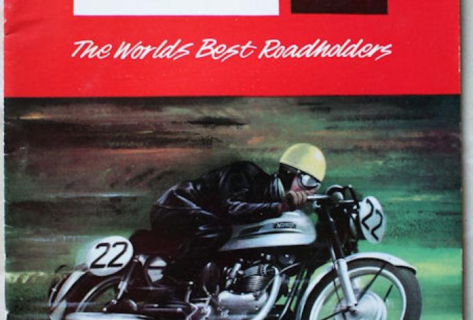 Norton 1963 "The Worlds Best Roadholders" Prospekt