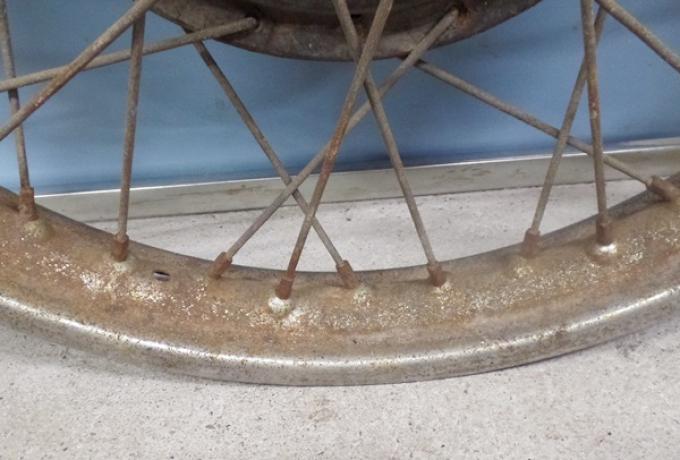 BSA Wheel 8" with brake plate used A50/A65/B44