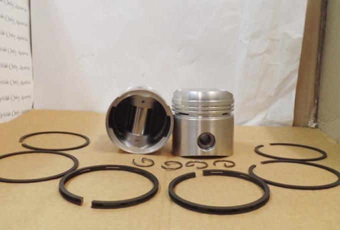Ajs/Matchless 650cc Twin Pistons/Pair  +040. 8.5 to 1 