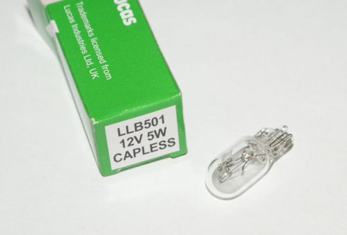 light Bulb 12V 5W T10 capless