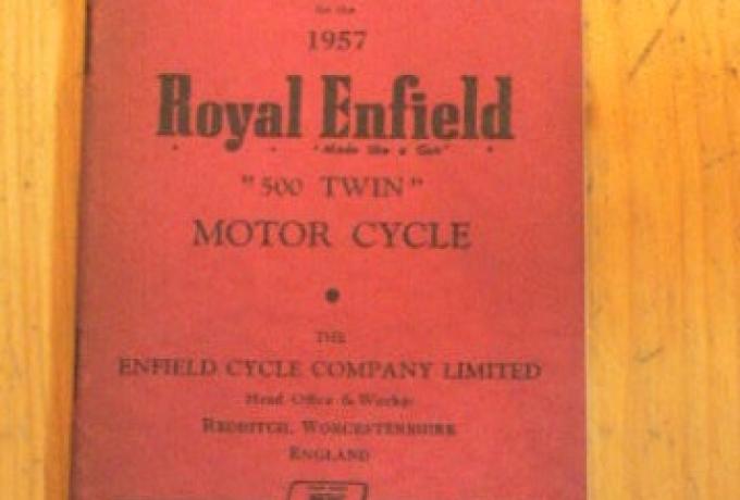Royal Enfield Spare & Replacement Parts 1957 / Teilebuch