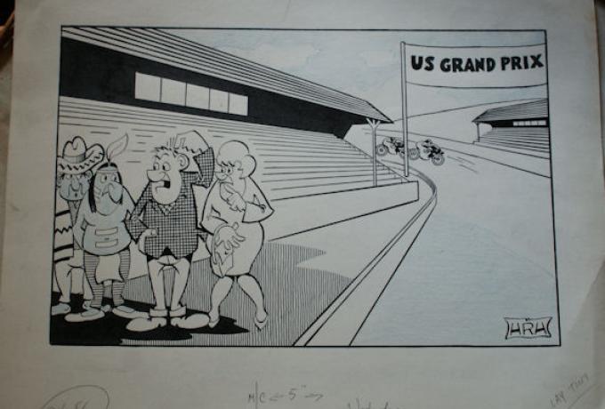 Zeichnung "US Grand Prix"