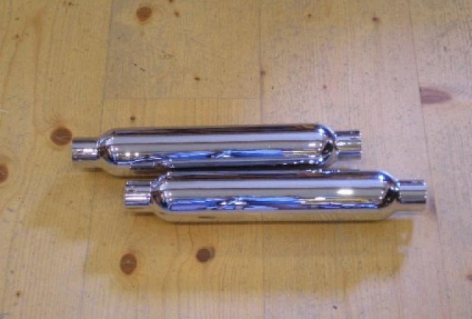 Rudge Ulster Silencers 1 3/4" /Pair