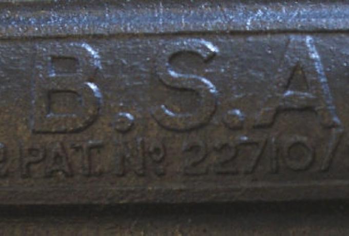 BSA Fußrastgummi, offen /Paar mit Logo 