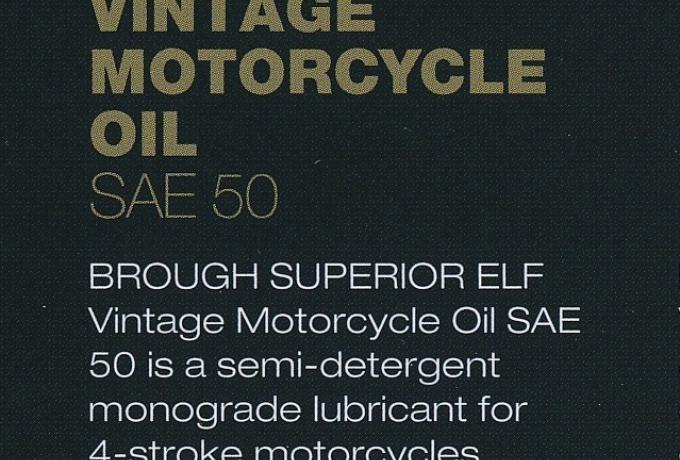 Brough Superior Vintage Motorcycle Oil SAE 50/5L
