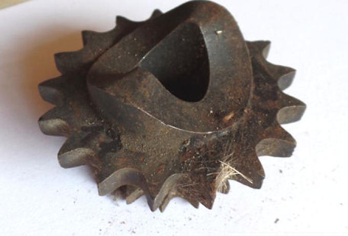 AJS/Matchless Engine Sprocket 17/17 Teeth ID: 22mm used/NOS