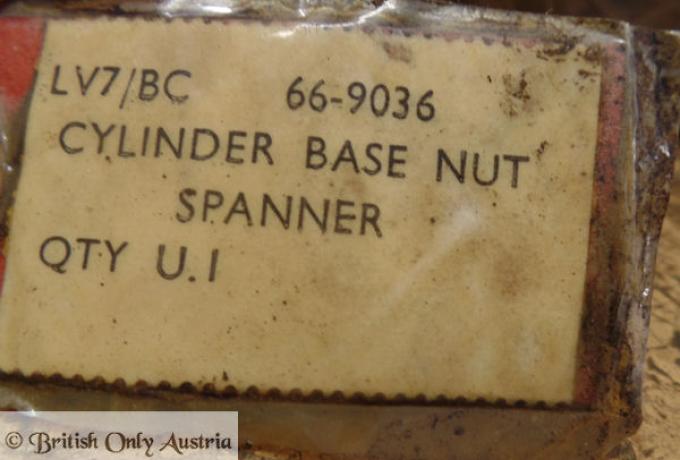 BSA M20 Cylinder Base Nut Spanner NOS