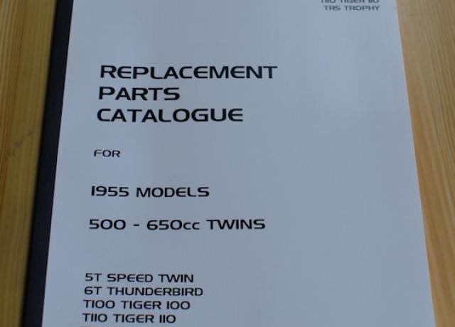 Triumph Teilebuch NO11 1955 5,6T, TR5, T100, 110 