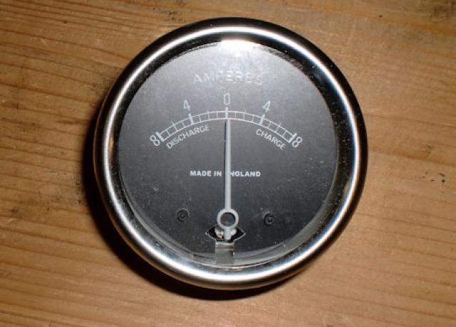 Amperemeter/Ammeter 6V  2"  Lucas Nachbau.