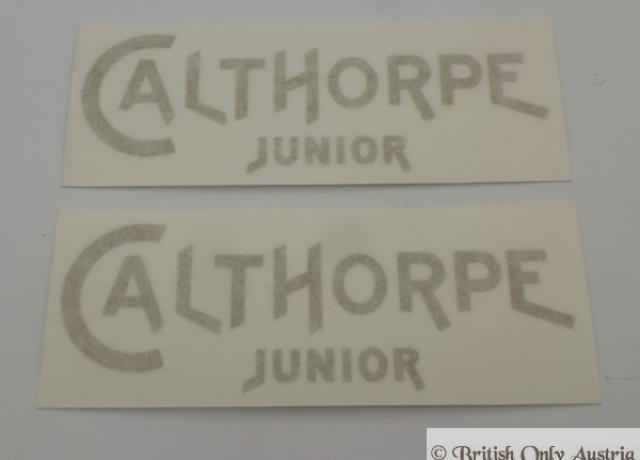 Calthorpe Junior Tankaufkleber gold / Paar