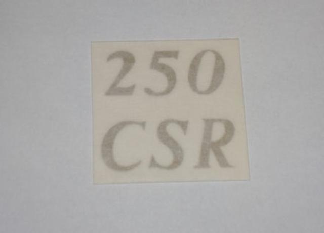 Matchless "250 CSR" Aufkleber für Nummertafel hinten 1962-66