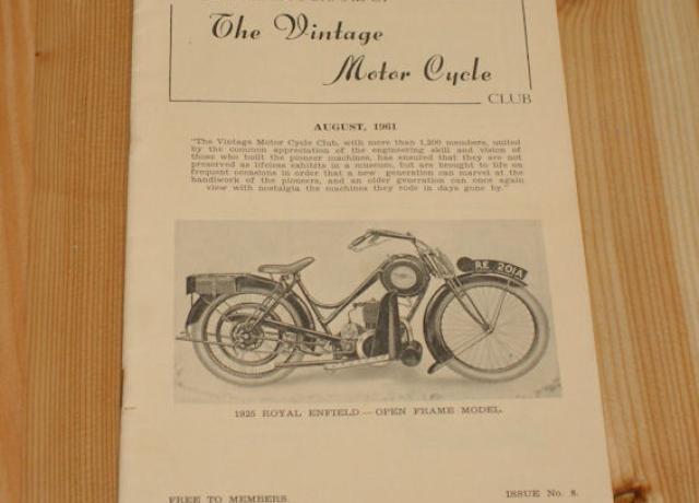 The official journal of The Vintage Motor Cycle Club