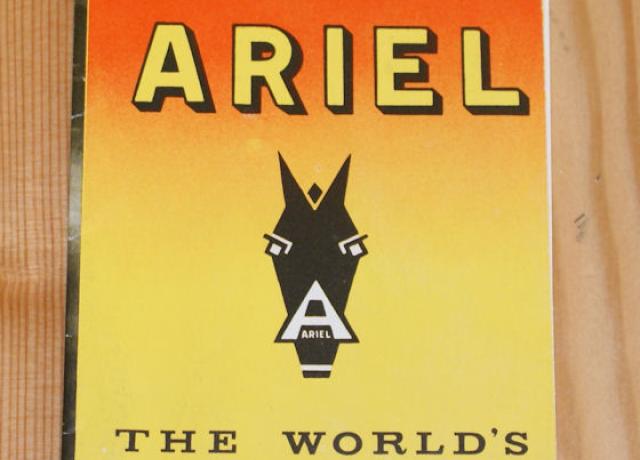 Ariel 1961 the world´s finest motor cycles, Prospekt