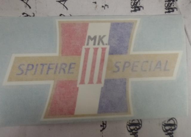 BSA Spitfire MKIII Special Aufkleber für Seitenabdeckung