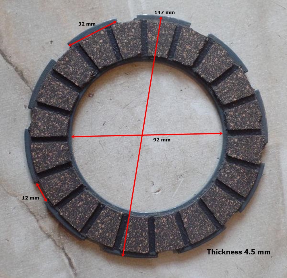 AJS/Matchless Clutch Plate Burman Gearbox