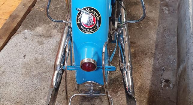 Indian Scout 1949 440cc Parallel Twin. 26ci