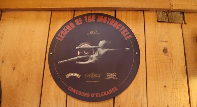 Legend of the Motorcycles Sign 2007