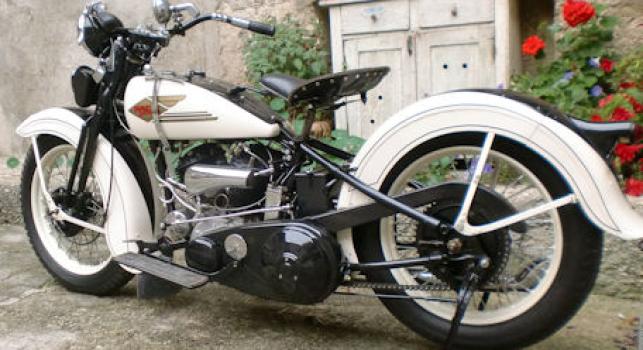 Harley Davidson 1200cc VLD 1935.