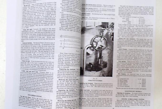 AJS/Matchless 1957-64 Workshop Manual Book