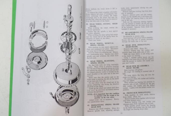 BSA A75 750c 1969-72 Workshop Manual Book