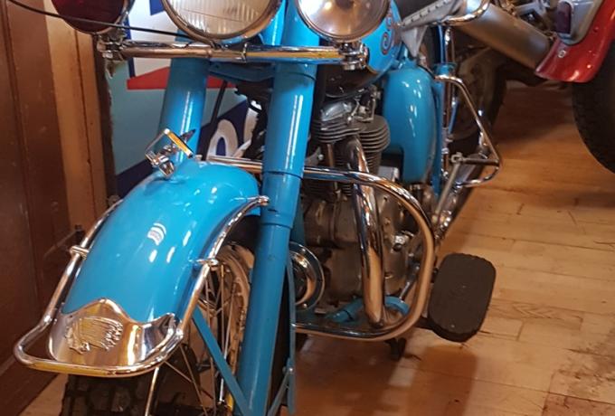Indian 1949. Scout 1949 440cc parell twin.