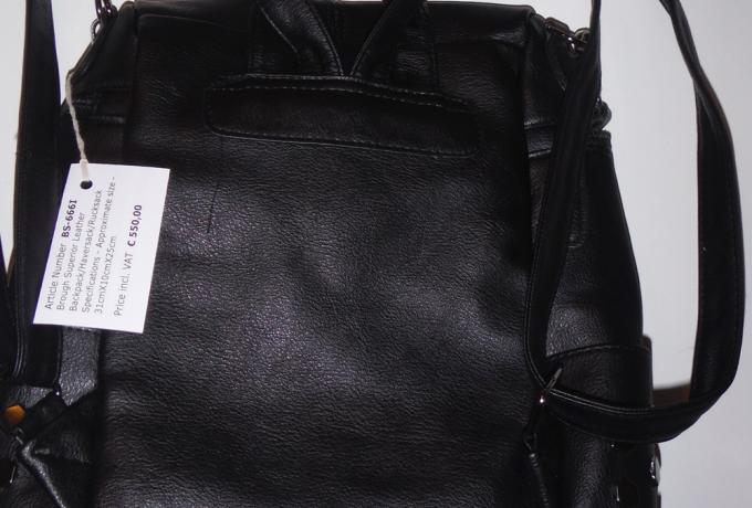 Brough Superior Leather Backpack/Haversack/Rucksack