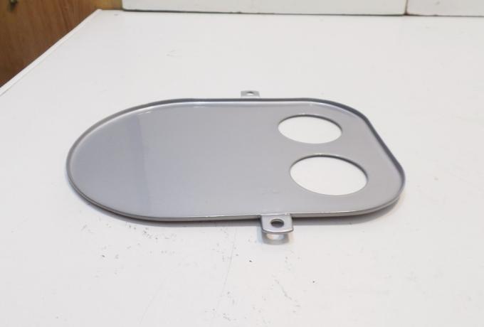 Norton Air Filter Front Plate Silver
