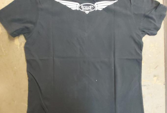 Brough Superior T-Shirt "Wings" black X-Large