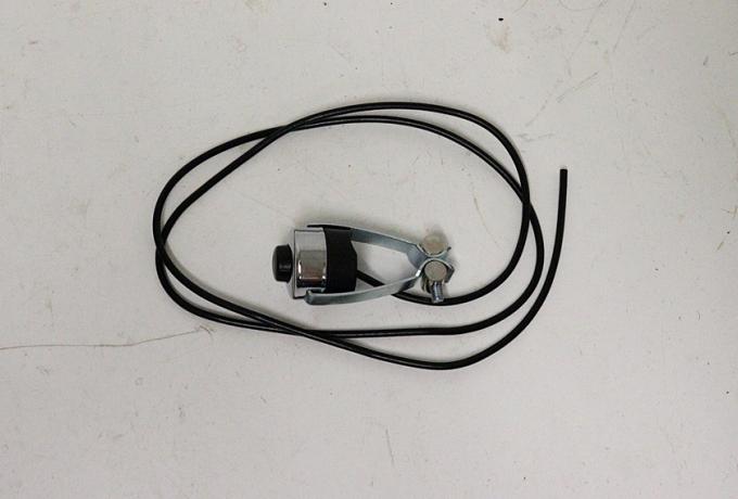 Horn/Stop Switch with black button f. 7/8" handlebars