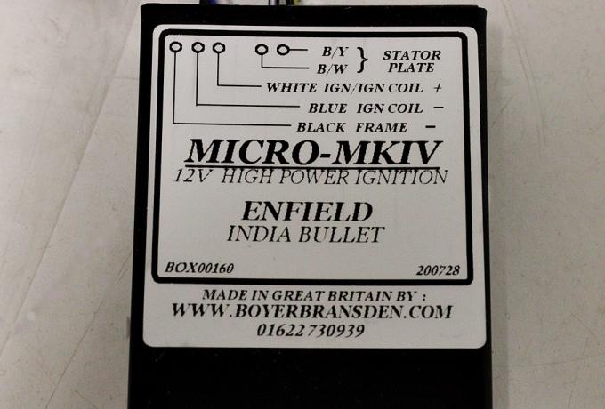 Boyer Elektronische Zündung MKIV Enfield Bullet 350/500ccm