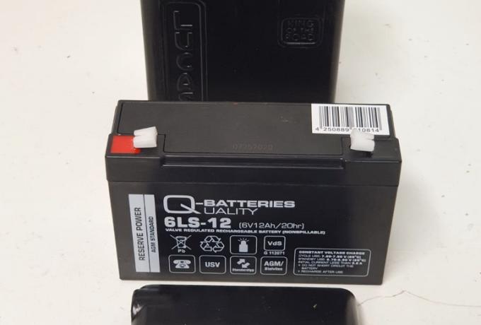Batterie Q-battery 6LS-12 6V 12Ah AGM