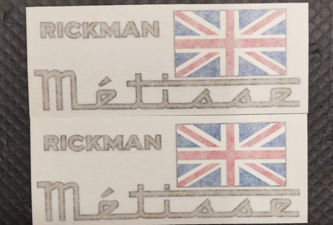 Rickman Métisse Tank Sticker 1960's. Pair