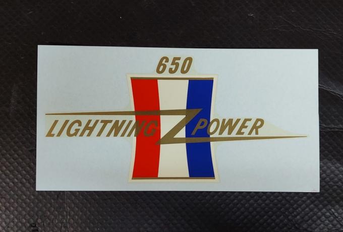 BSA Lightning Power Panel Transfer 1967