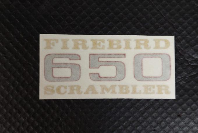 BSA Firebird Scrambler Side Cover Vinyl Transfer / Sticker 1969/70