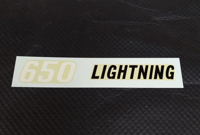 BSA Lightning 650 Side Panel Transfer 1969