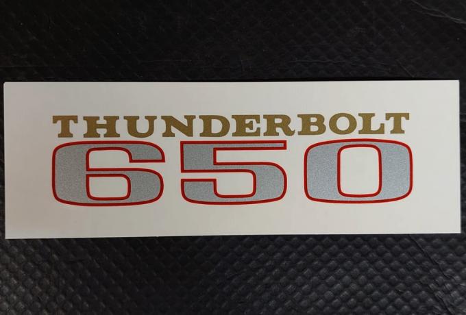 BSA Thunderbolt 650 Panel Transfer 1969