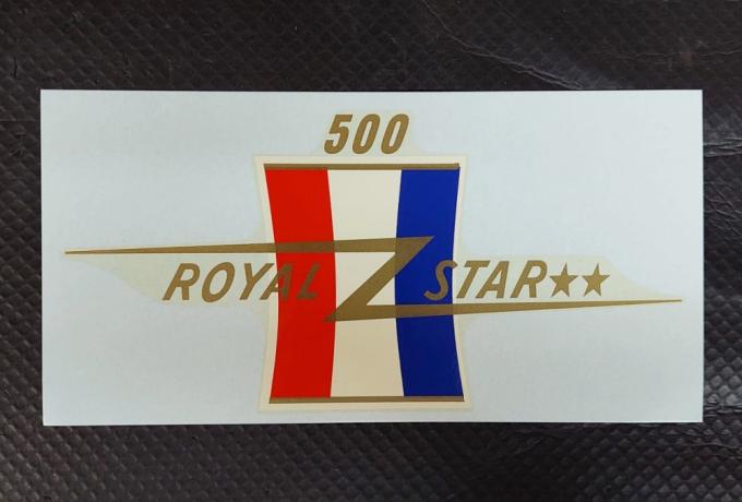 BSA Royal Star 500 Side Panel Transfer 1967